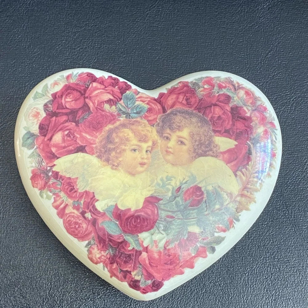 Vintage Teleflora Trinket jewelry Box